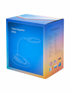 Лупа настольная с подсветкой на гибкой ноге с прищепкой 2 в 1 Орбита OT-INL51